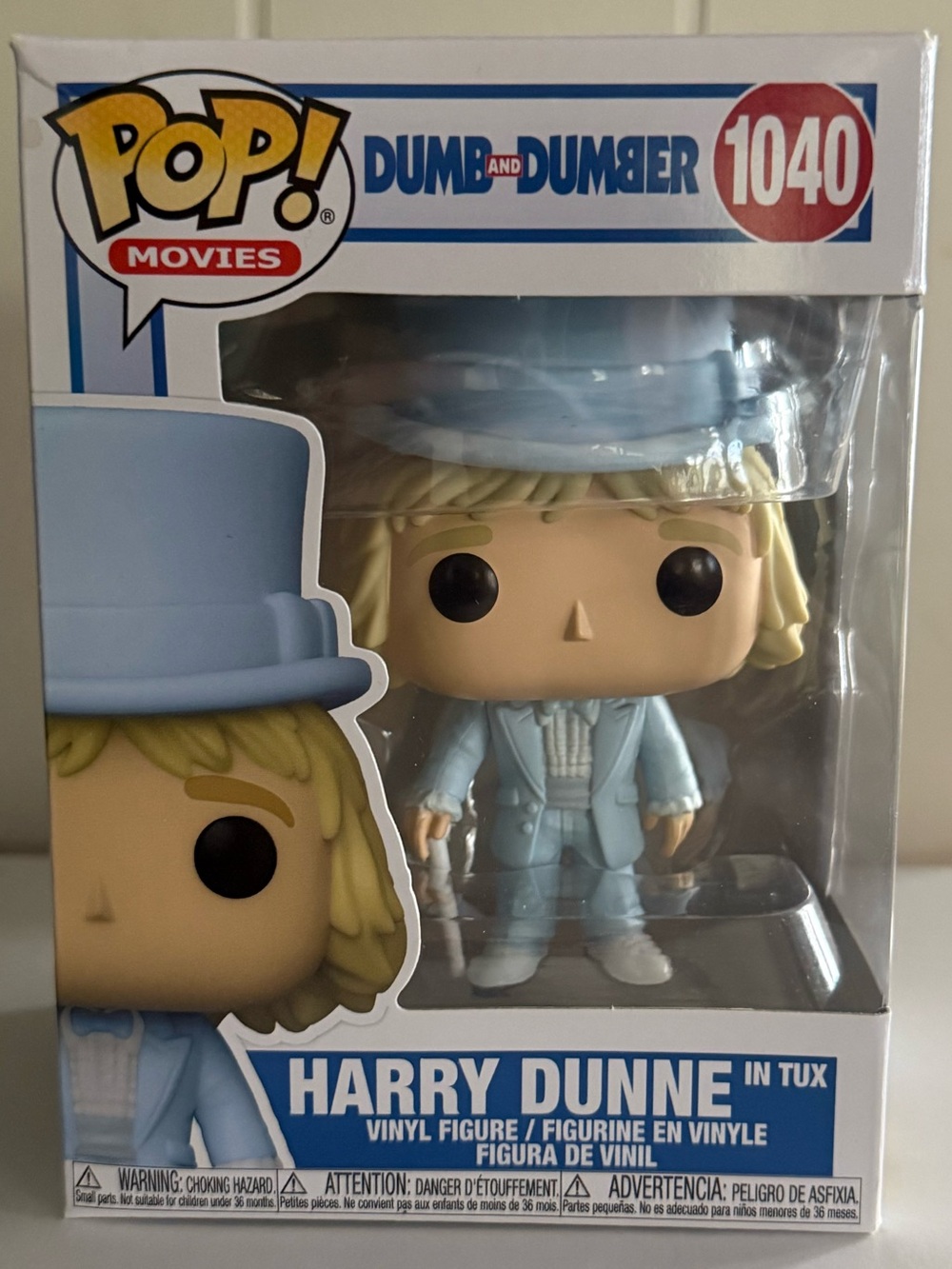 Funko Pop! Harry Dunne in Light Blue Tux Vinyl Figure (Blue, Blonde) - 1040